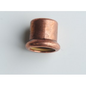 Copper press-fit gas end cap
